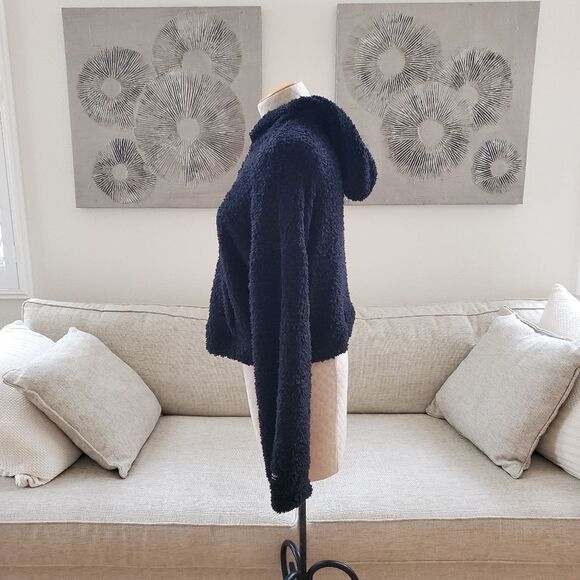 Calvin Klein Performance Fuzzy Zip-Front Hoodie Sz Med - Picture 8 of 13